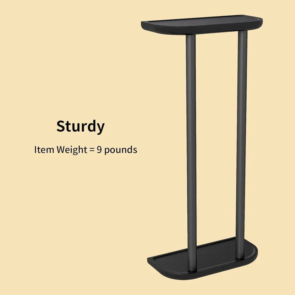 Black Matte Stainless Steel Wall-Mounted Towel Rack with Shelf for Bathroom