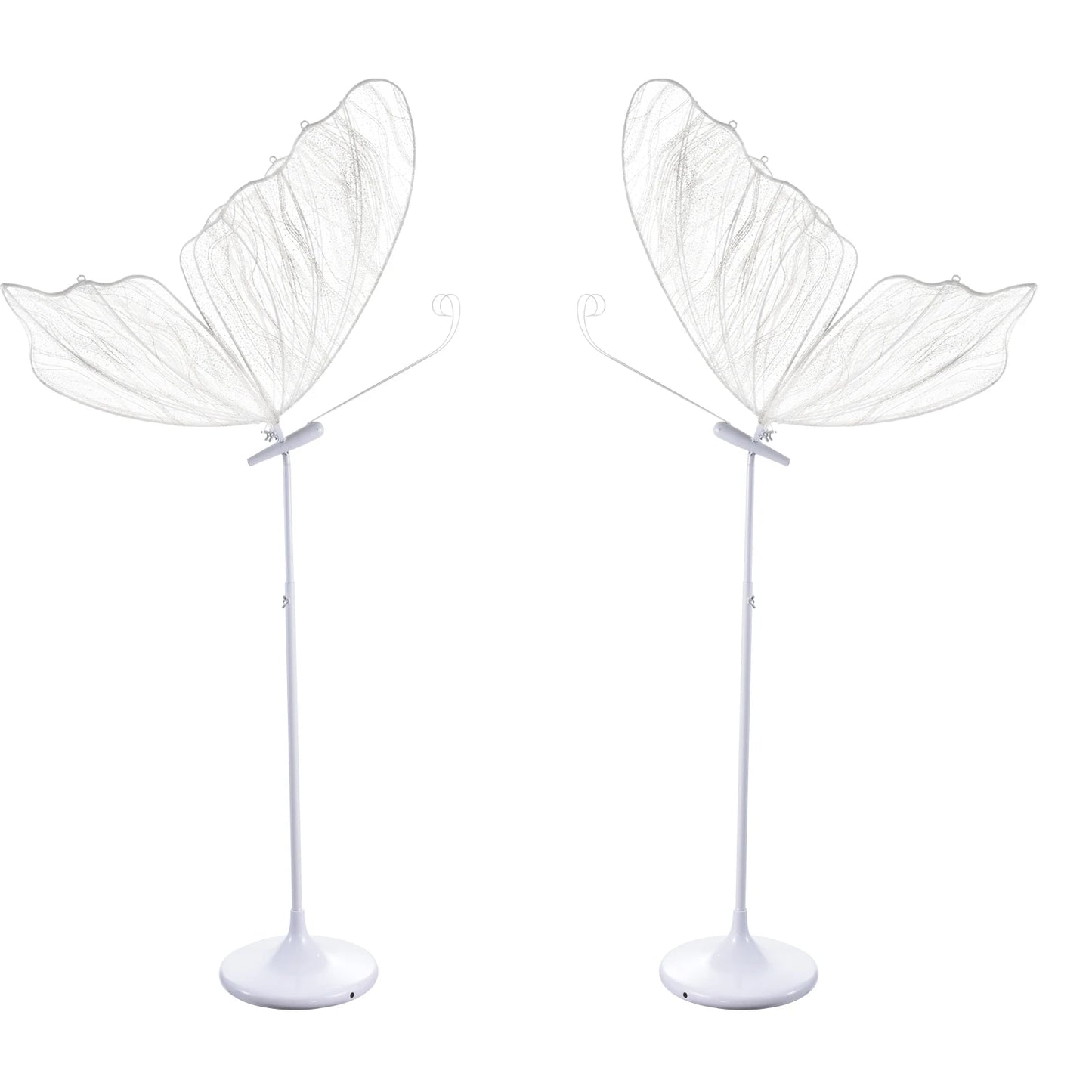 LED Butterfly Creative Lighting LED Floor Lamps Romantic Butterfly Ceiling Light Decoration Props for Wedding Party Events 60cm