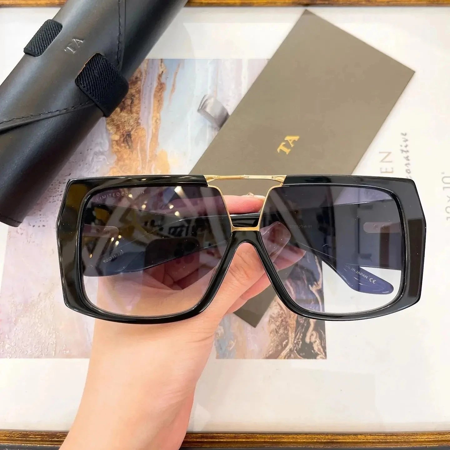 Original Factory For DIYTA DT ABRUX DTS420-A With Brand Box Popular LIMITED EDITION Leisure Retro Casual Men Women Sunglasses