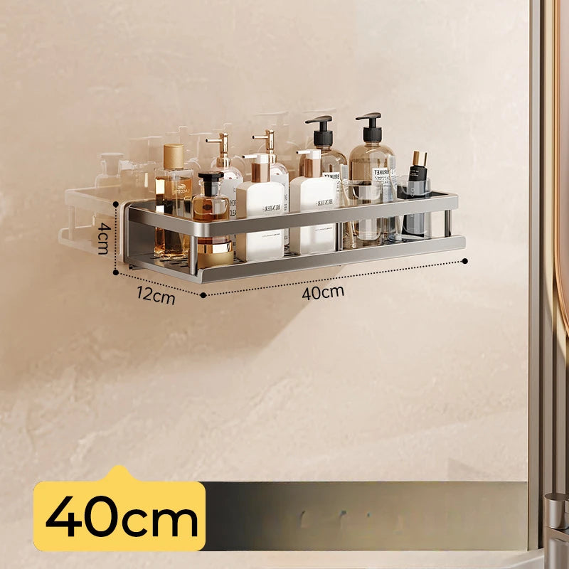 Toilet storage rack, non perforated washbasin, light luxury bathroom, wall mounted toilet, toilet wall storage rack