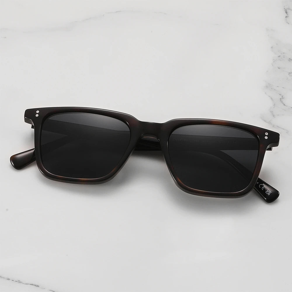 Lachman Men Sunglasses Polarized Sunglasses 2025 Brand Designer Driving Sun glasses Male High Quality Rectangle Style OV5419