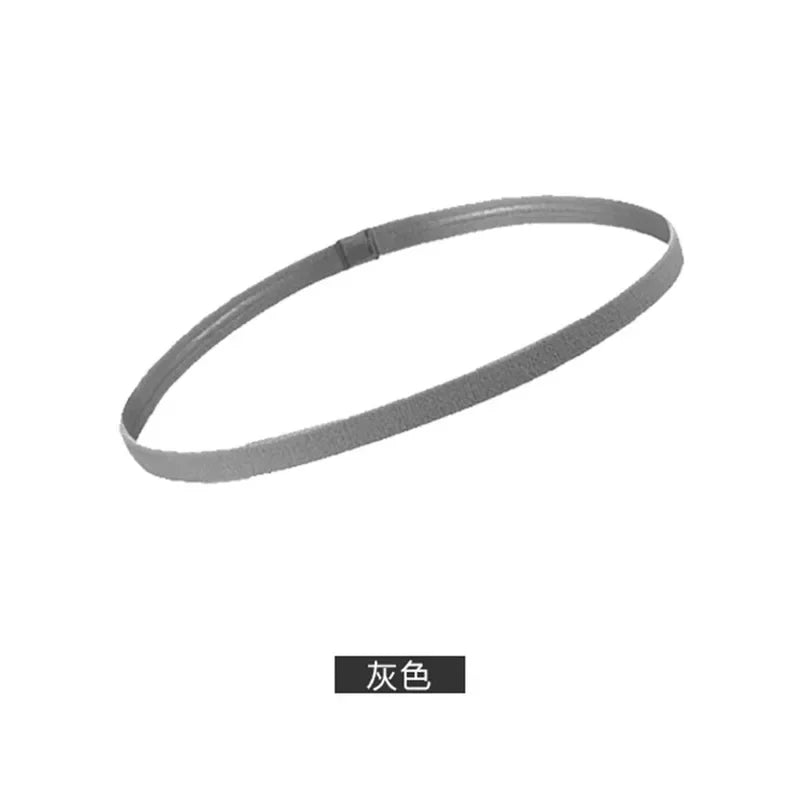 5Pcs Candy Color Women Men Yoga Hair Bands Sports Headband Girls Sport Anti-slip Elastic Rubber Sweatband Football Running