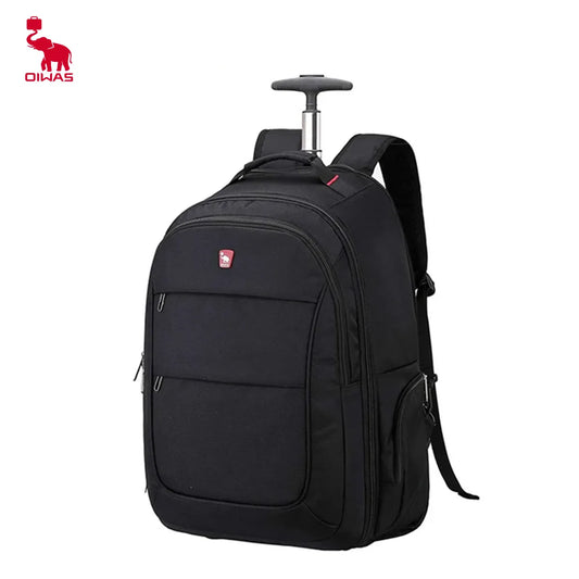 OIWAS Travel Bag on Wheels Men's Trolley Backpack Business Large Capacity Gym Sport Bags Travel Luggage Sets For Women Teens