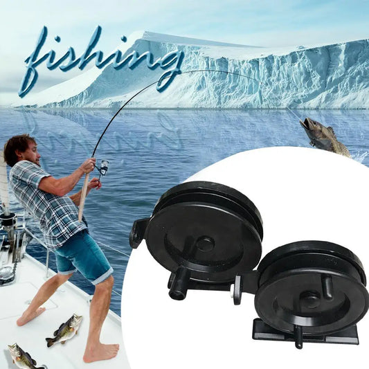 Hollow Fly Ice Fishing Reel Throwing Wheel Saltwater Freshwater Fishing Tackle