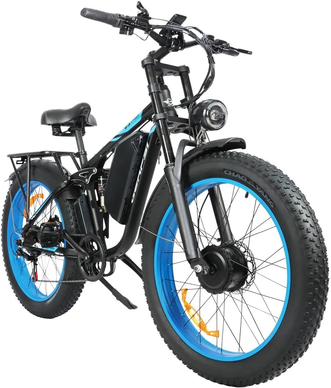 BAOLUJIE P2 3000W Ebike Mountain E-bike 52V 23AH Electric Bicycle 55KM/H Electric Bike for Adults Off-road【1 Year Warranty】