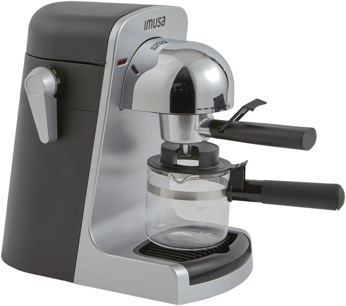 4cup Electric Bistro Espresso Cappuccino Maker, Silver