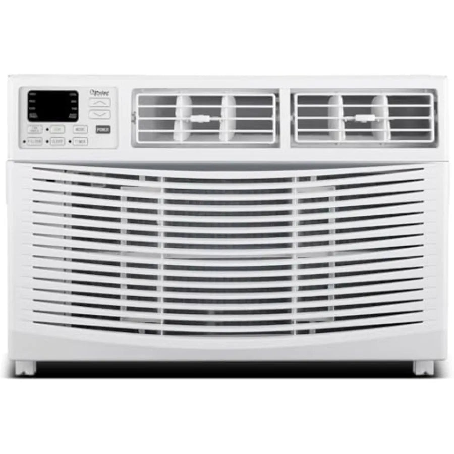 8000 BTU Window Air Conditioner for Cooling Up to 350 Sq. Ft. Features Quiet Operation Cool Fan Dry Modes Digital Display Remot