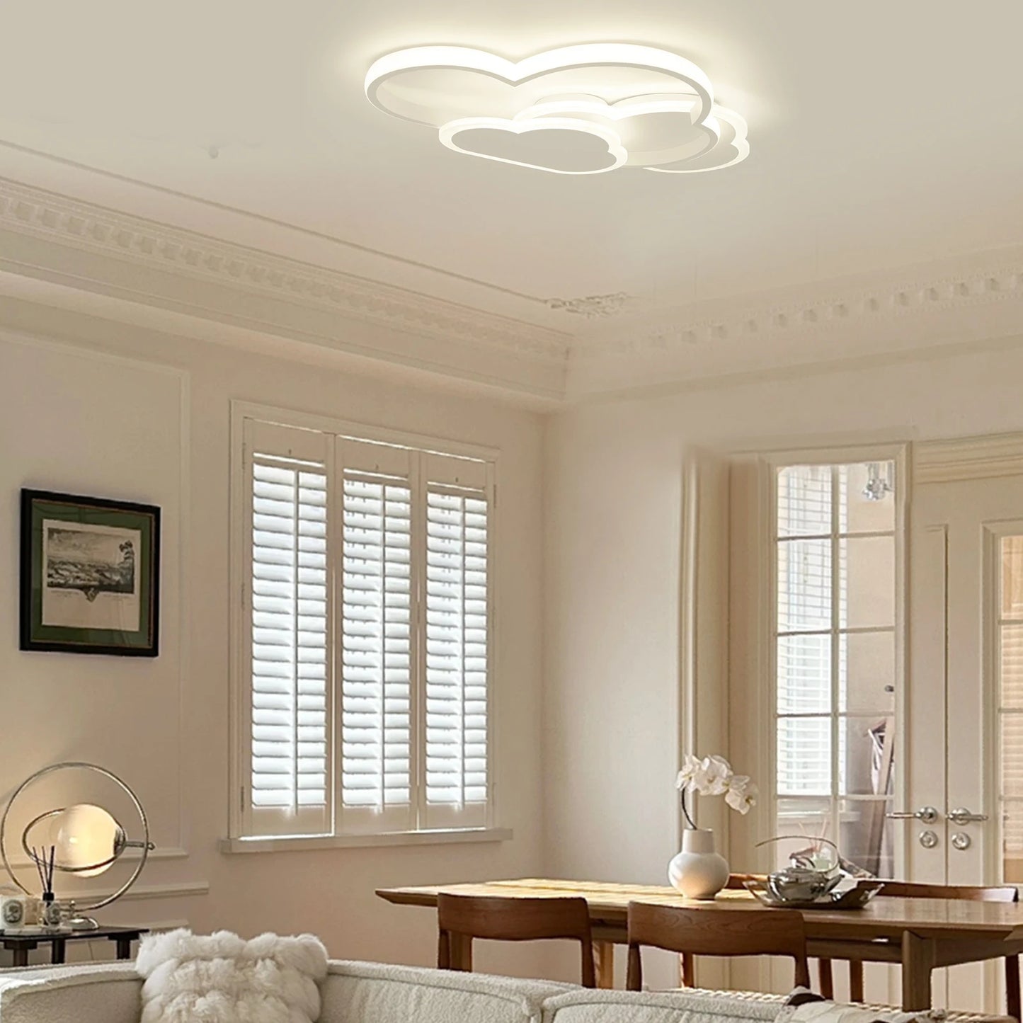 [LED Ceiling Light] Cloud Ceiling Light - Acrylic - Bedroom Use - Long-Lasting Adjustable Light