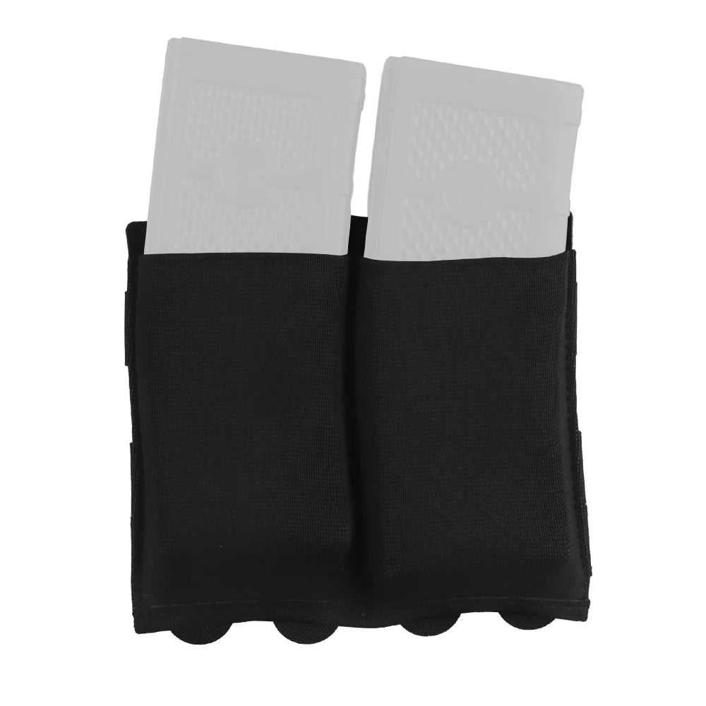 5.56/7.62 Magazine Pouch Tactical Molle Mag Pouch Single Double Triple Magazine Storage Bag Hunting Elastic Box for Airsoft Vest