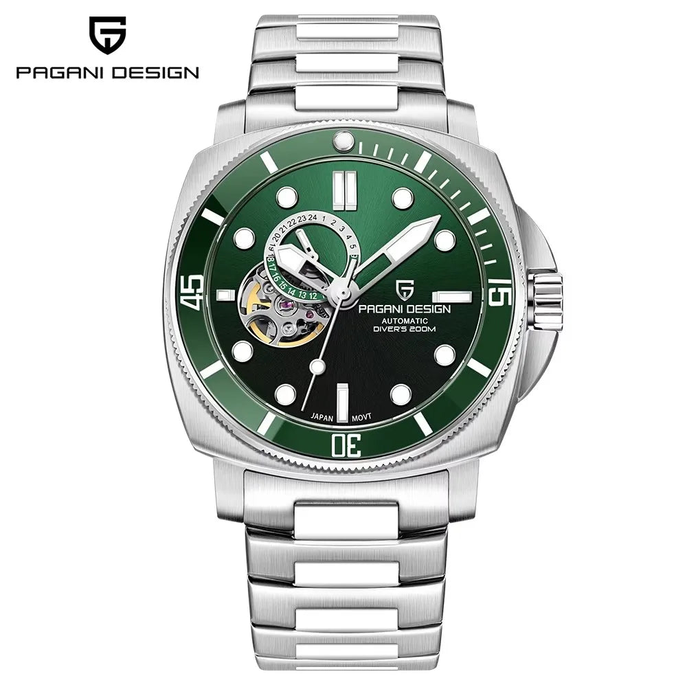 2024 New PAGANI DESIGN Men Mechanical Wristwatches Luxury Mens Watches Automatic Watch For Men Sapphire Mirror Waterproof Sports