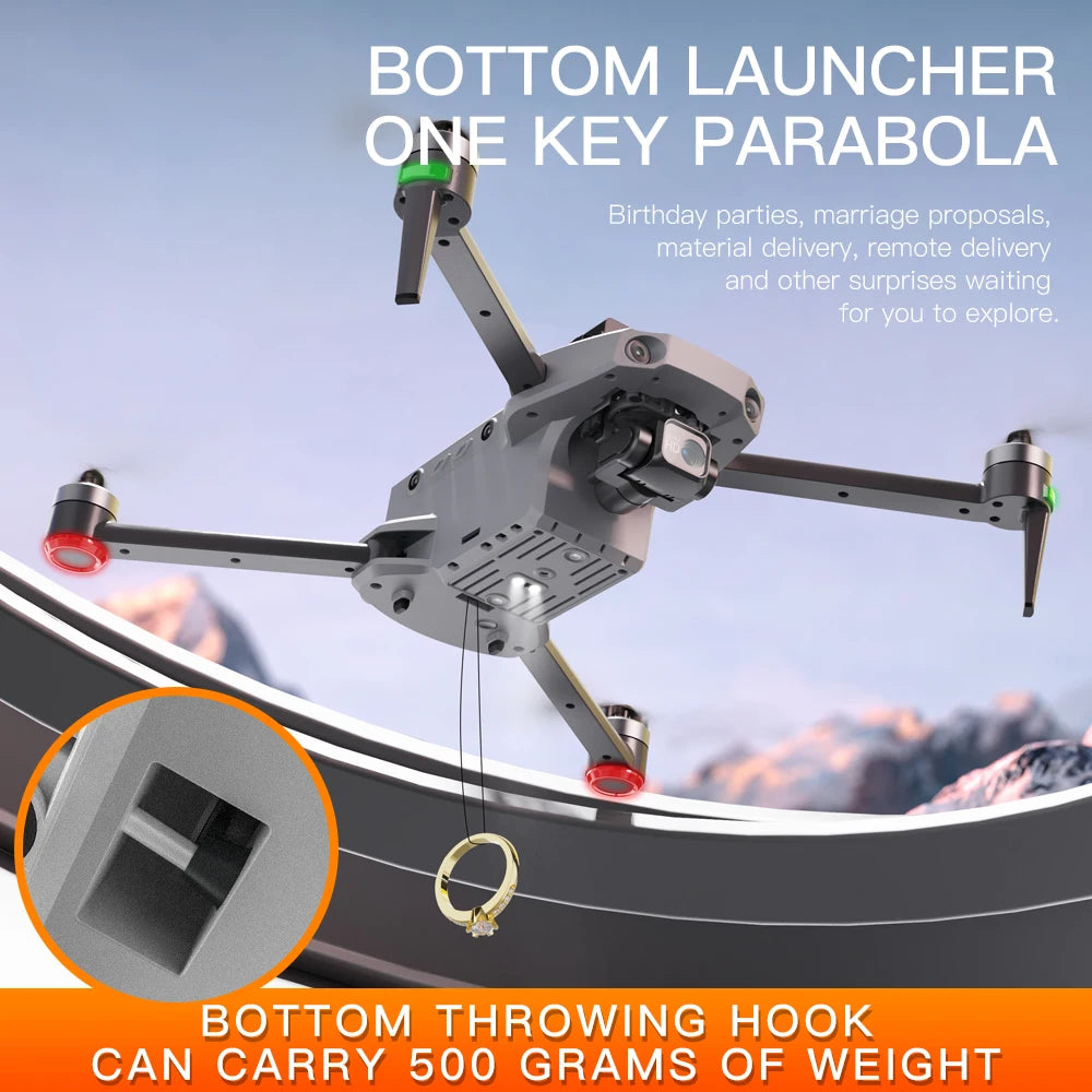 2025 K11 Tubro Drone With 8K Professional Camera GPS+Digital Image Transmission 3-axis Gimbal Anti-Shake Camera Drone RC Toy