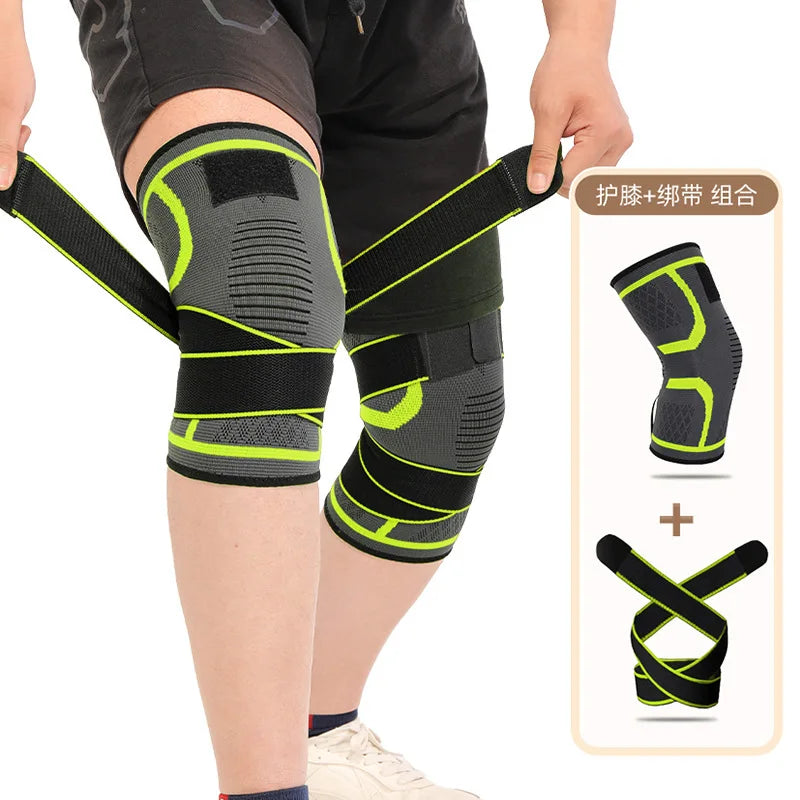 1 Piece Knee Pad, Nylon Sport Knee brace , Running, Fitness, Weightlifting, Cycling, Basketball, Outdoor, Knee Joint Compression