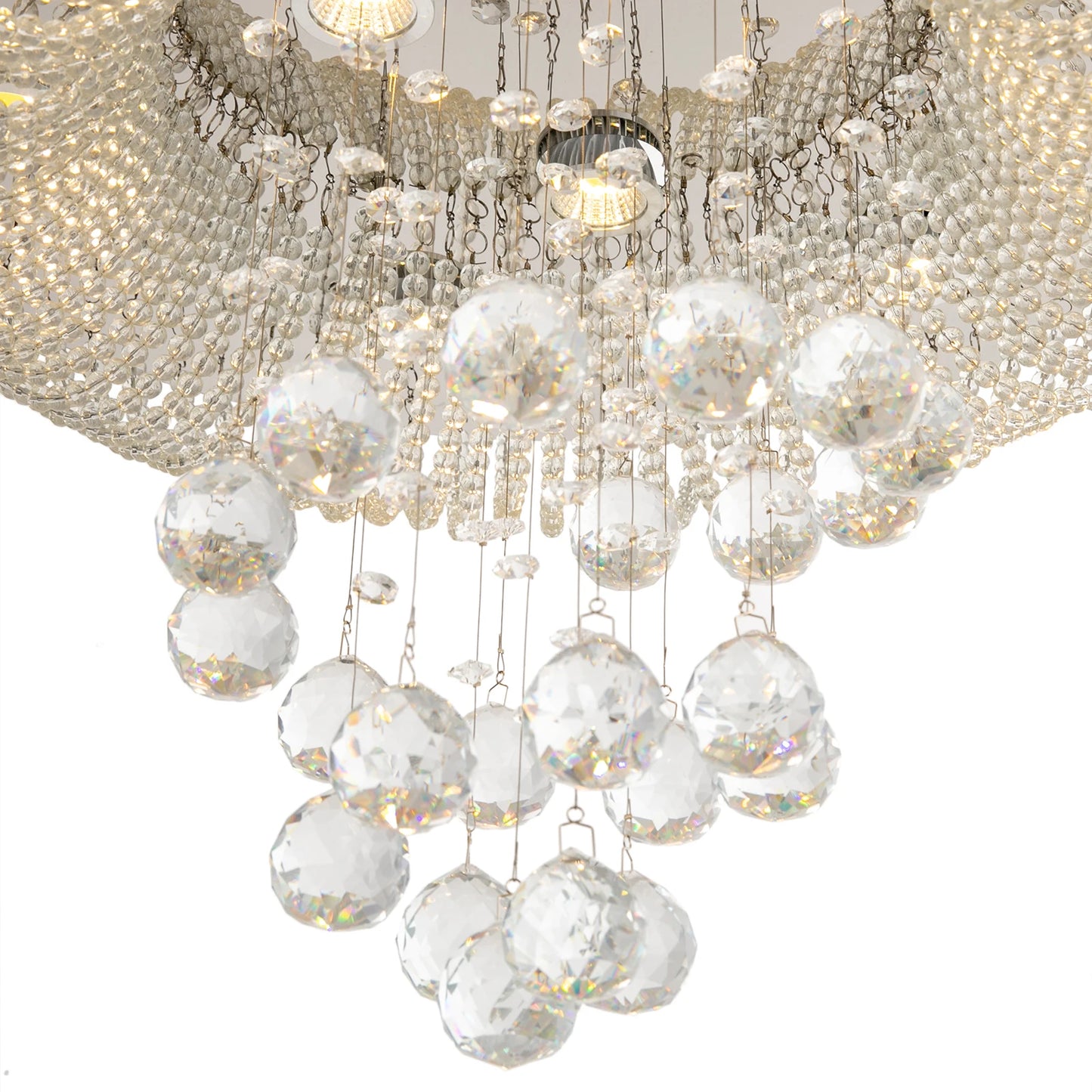 Ceiling Lamp Dimmable Chandeliers Pendant Living Room Pendant Light Modern Crystal Chandelier Lamp Led Ceiling Lights Lighting