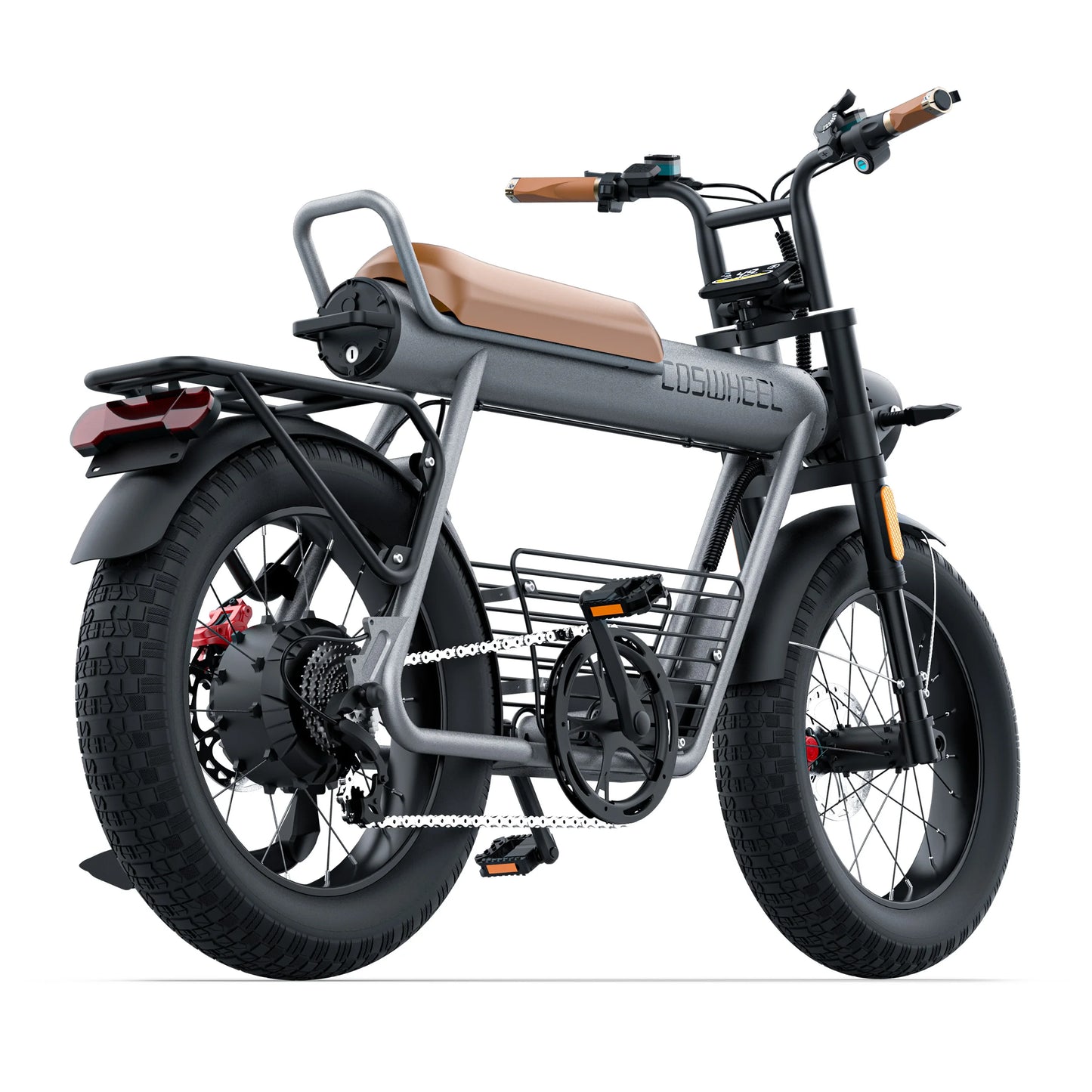 Coswheel CT20 Electric Bike 48V 25AH 1000W 55Km/h Electric Bike Fat Tire Bike Adult Electric Bike Free Rear Rack + Fenders