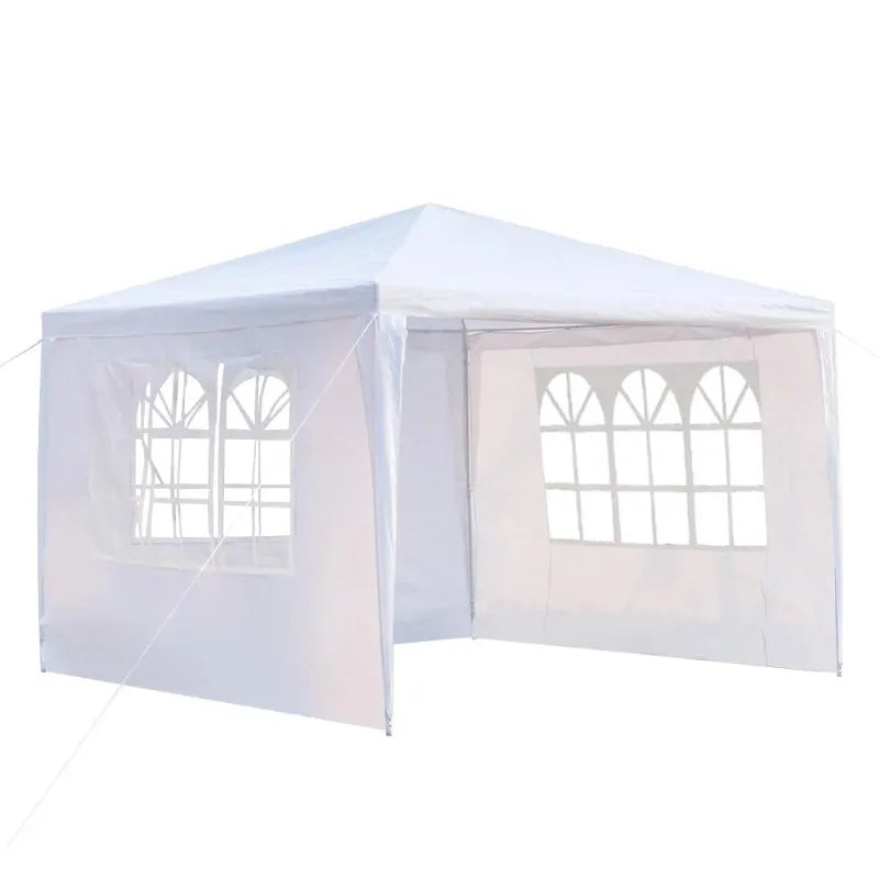 UBesGoo Party Wedding Tent Outdoor Camping Gazebo Canopy with 3 Sidewalls Canopy 10' X 10'