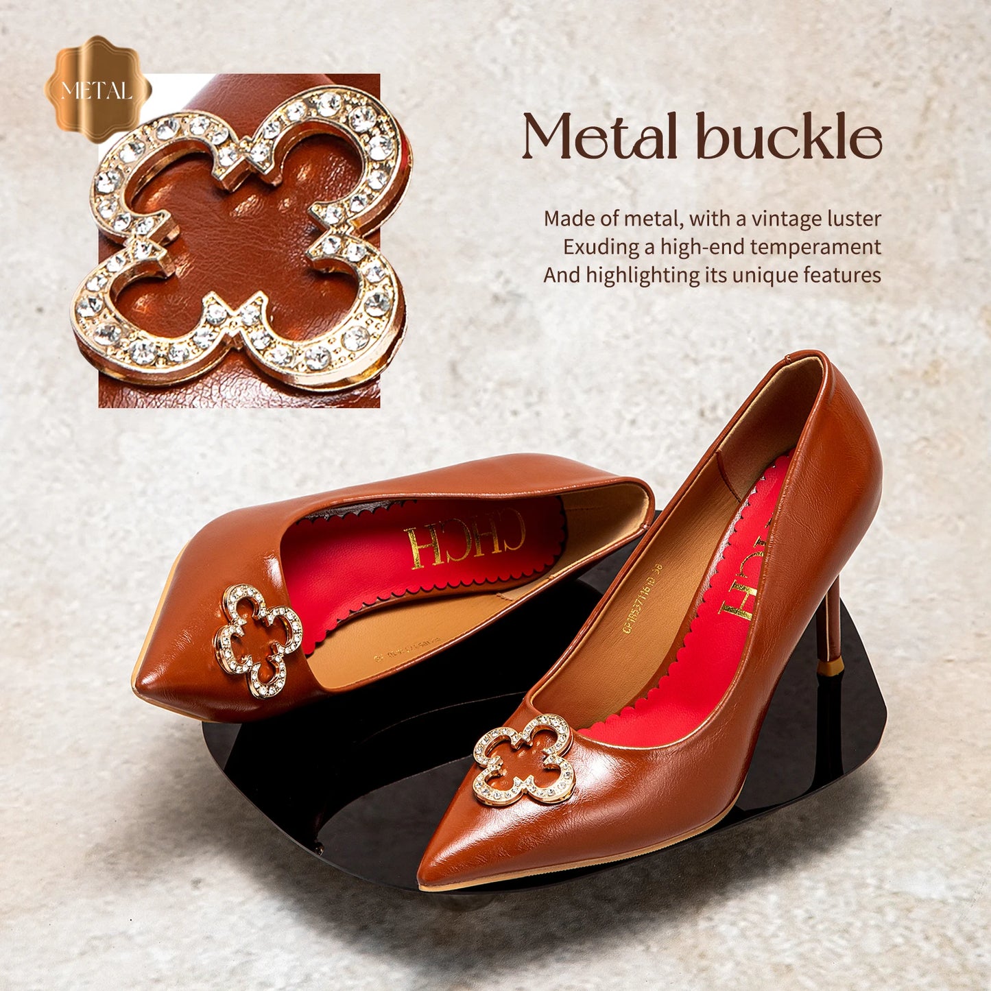 New High Quality Pointed Shoes Business Commuter Women's Shoes Women's High Heels  Banquet Party Shoes