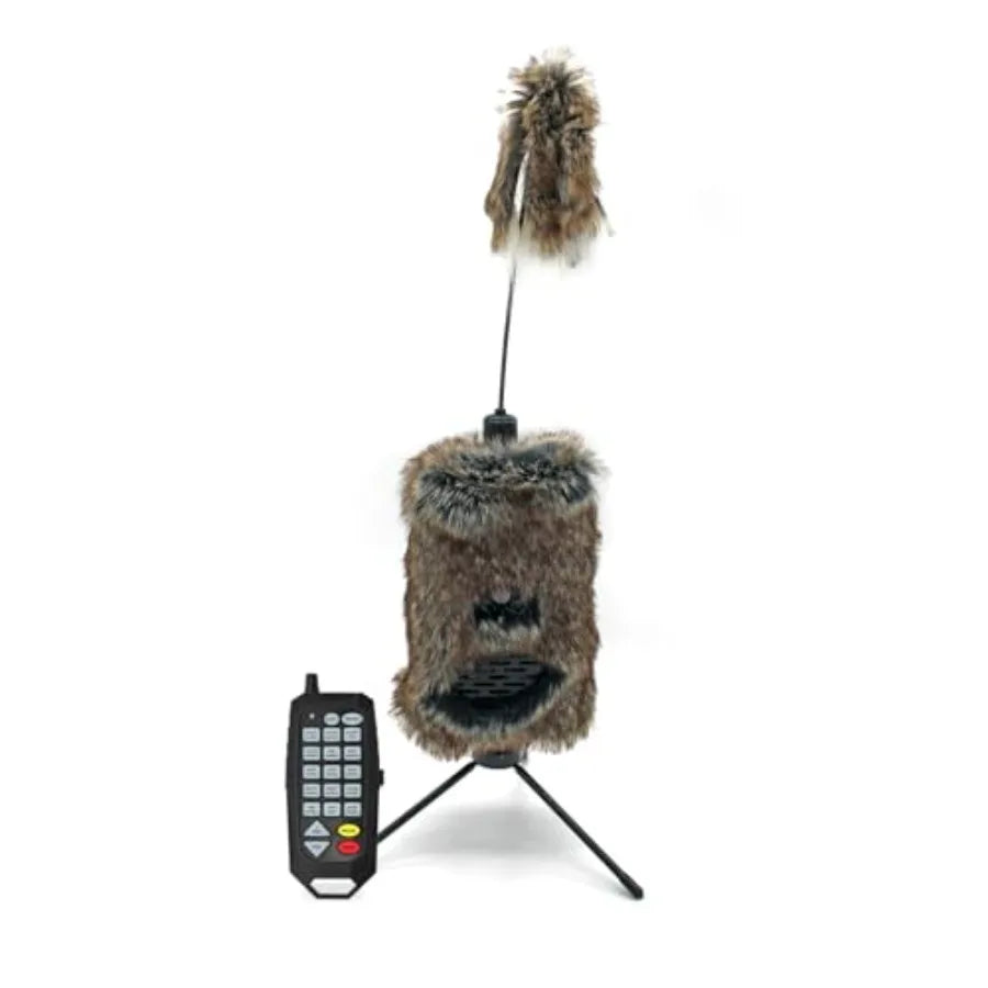 Icotec Furnado Predator Game Caller Decoy Combo - Designed for Coyote Fox Bobcat Raccoon Hunting - 15 Sounds Included 150 Yard