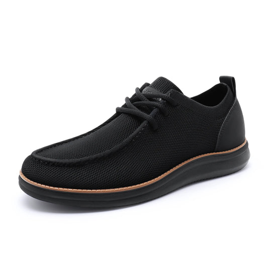 Mens Casual Shoes Wide Loafers Comfortable Walking Slip On Lightweight Breathable Lace Up Shoes