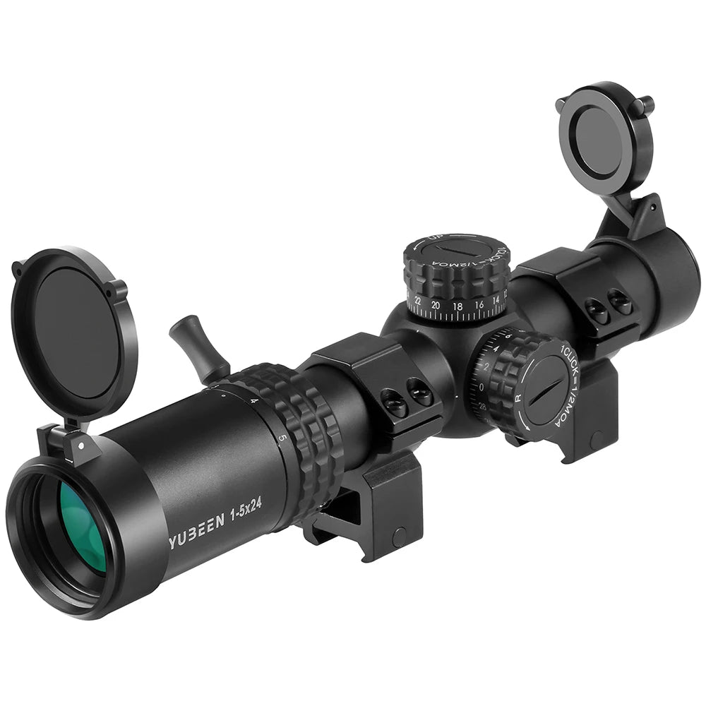 1-5x24 SFP LPVO Rifle Scope Tactical Optics Scope Hunting Scope Number Reticle Hunting