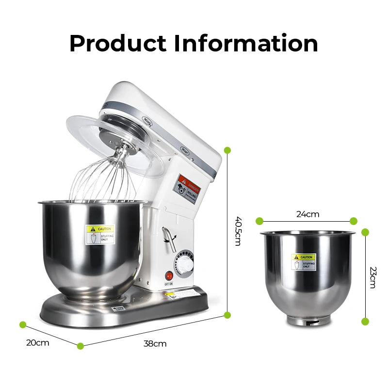 MOSEENER Commercial Electric Planetary Food Mixer 5L-70L Capacity Removable Bowl Bread Dough Mixer For Household Use Mixer