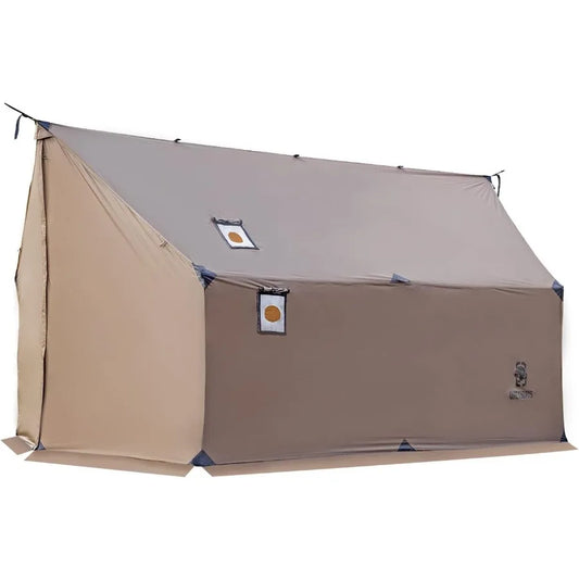 TEGIMEN Hammock Hot Tent with Stove Jack - Spacious Versatile Wall Tent with Snow Skirt for Extreme Weather Camping 3000mm Wate