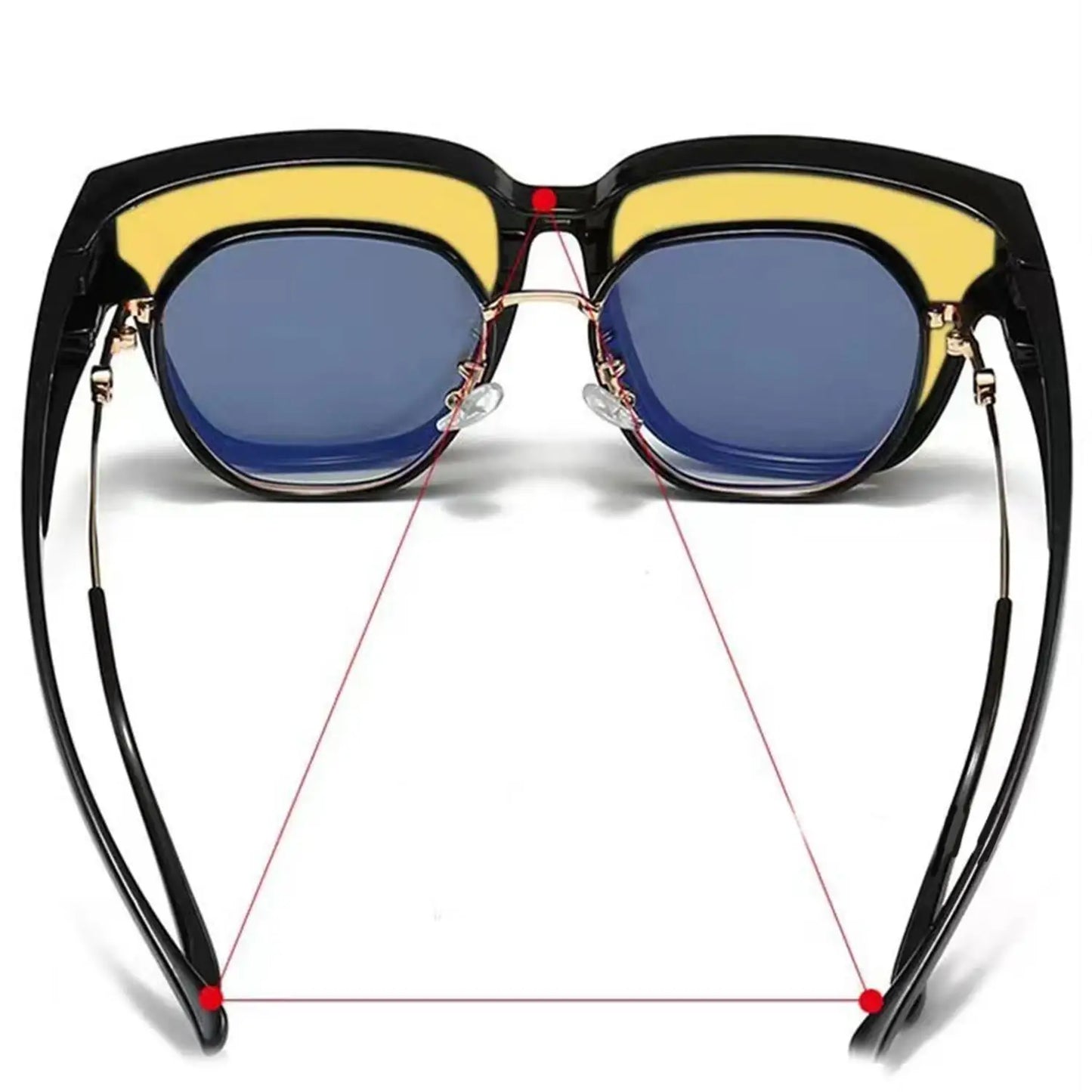 Classic Night Vision Sunglasses For Men Women Square Frame Goggles Eyeglasses Driving Polarized Sun Glasses Unisex Eyewear