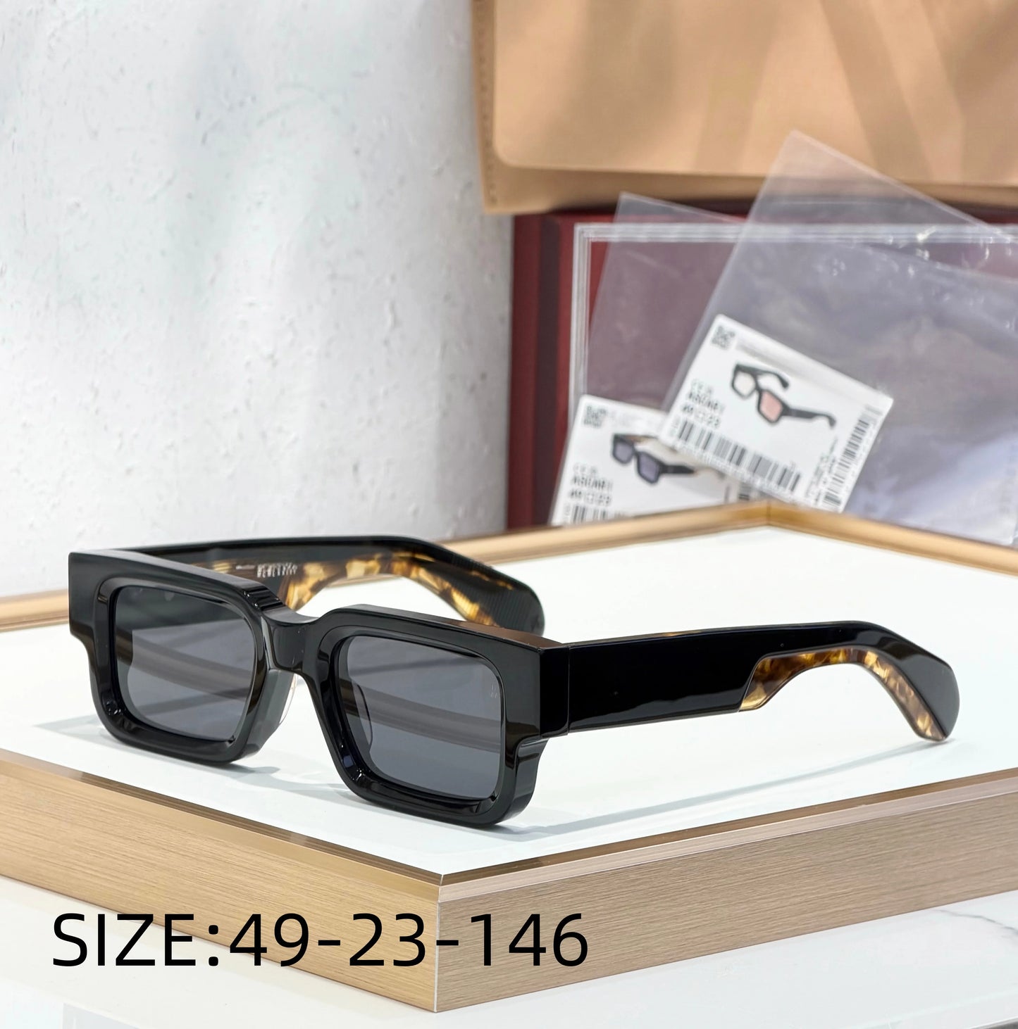 JMM ASCARI Classic Bestseller 10mm Thick Acetate Luxury Brand Handmade High Quality Sunglasses UV400 Outdoor Eyewear for Men and