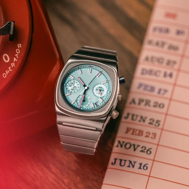 CILOA Men Square quartz new in men's watch Man watches for man high quality waterproof automatic movement mechanical male gift
