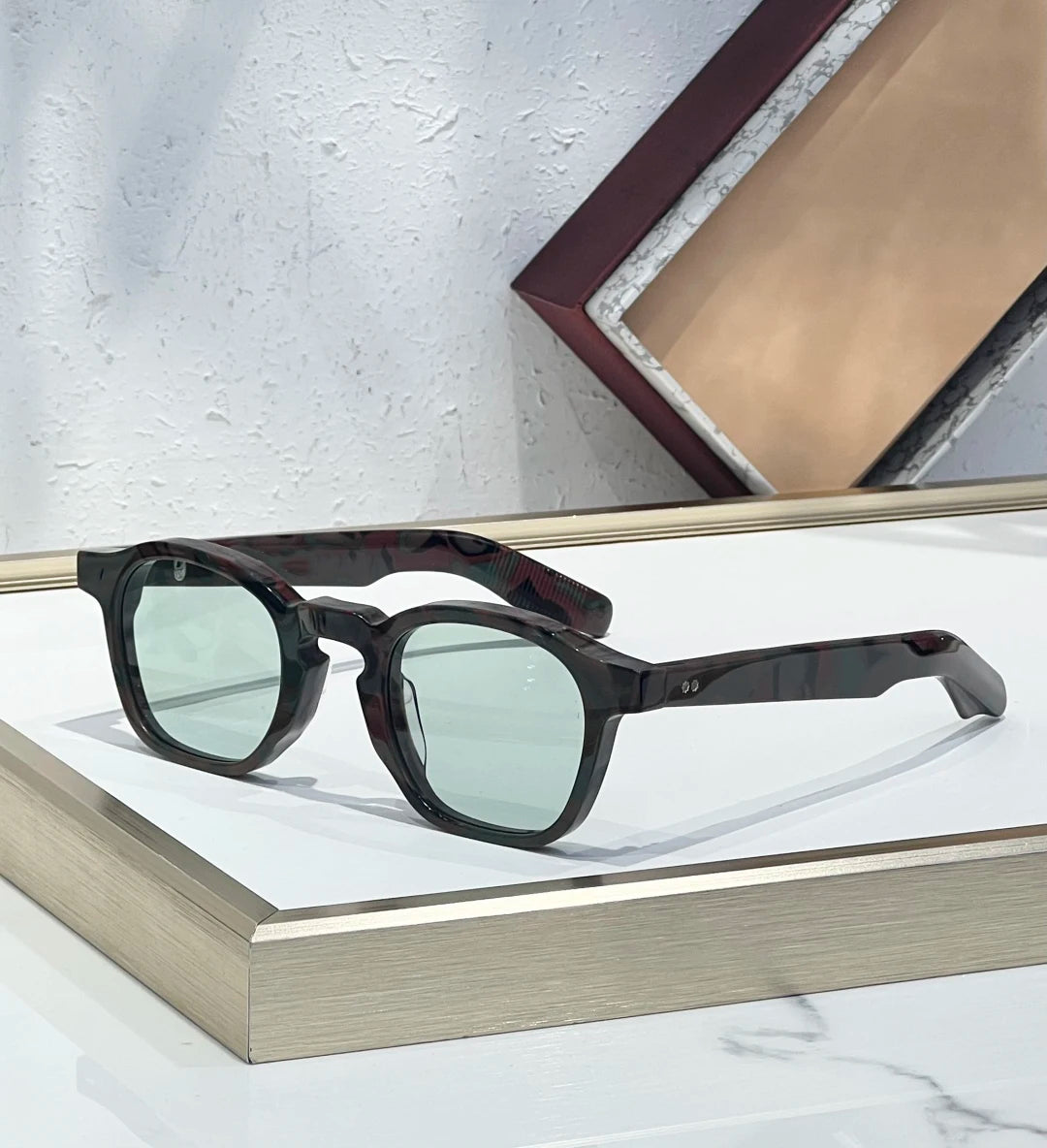 ZEPHIRIN SIZE 44-25 Top High Quality Sunglasses for Men Classic Women Luxury Brand Designer Fashion sun glasses UV400 With box