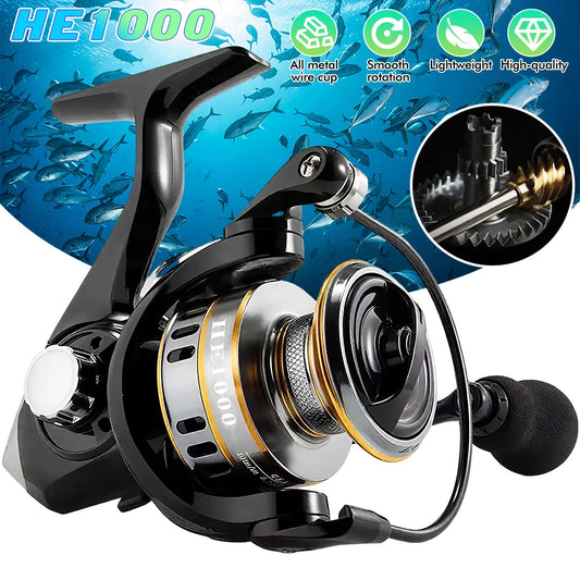 Rust Free And Smooth Bearing Fishing Reel Drag System Max Power Spinning Wheel Fishing Coil Fishing Tackle