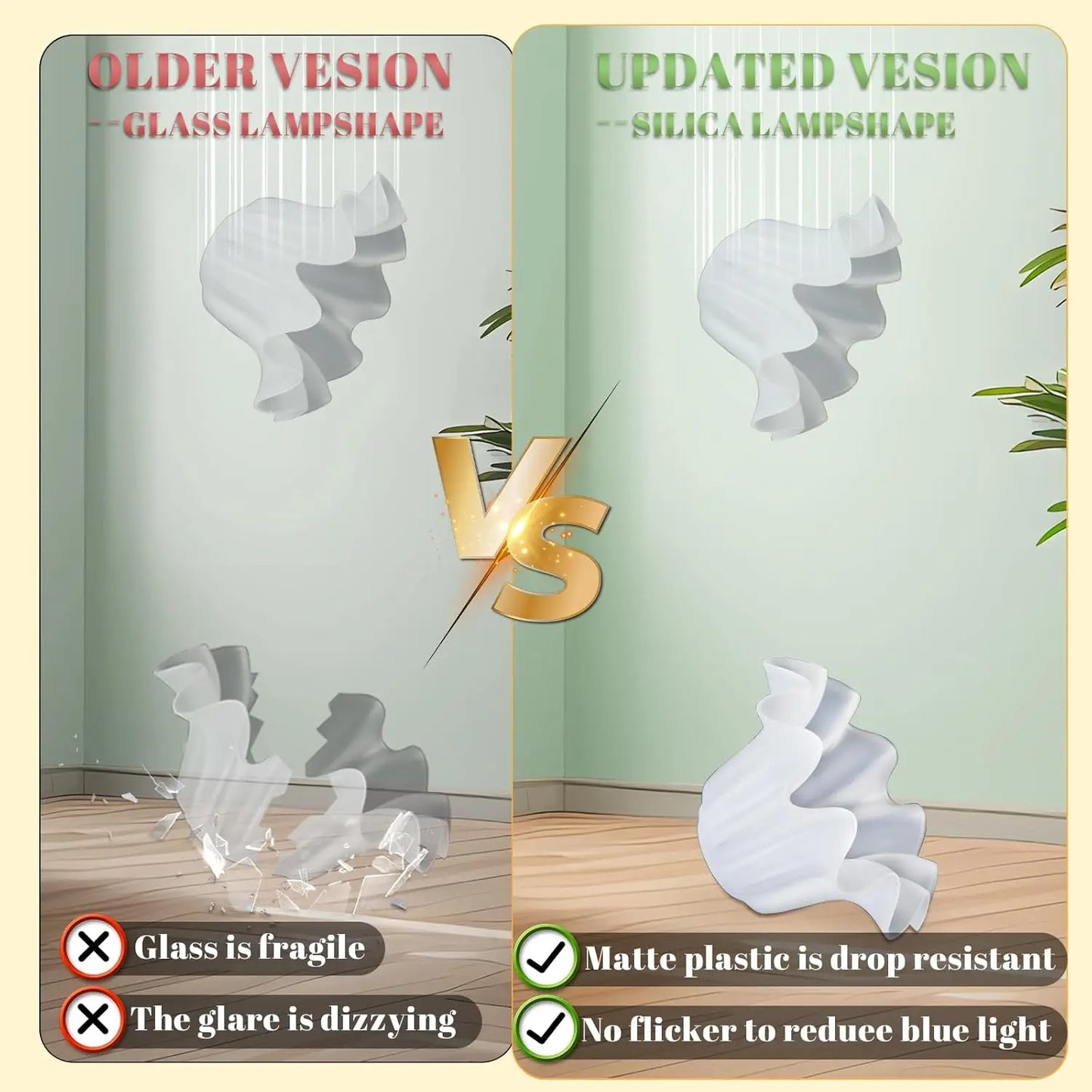 Cute Flower Standing Lamp with Flexible Gooseneck, 3-Temperature LED Floor Lamp for Bedroom or Living Room (Green)