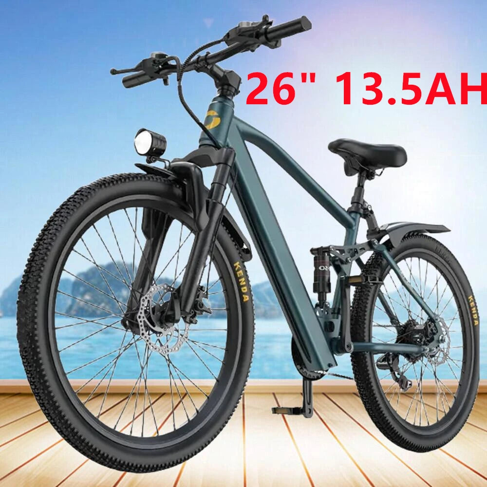 26" 24" Electric Motorcycles E Bike For Adults, 600W Peak Motor Ebike 24.9Mph 30Miles 10.4AH 13.5AH Electric Mountain Bicycle