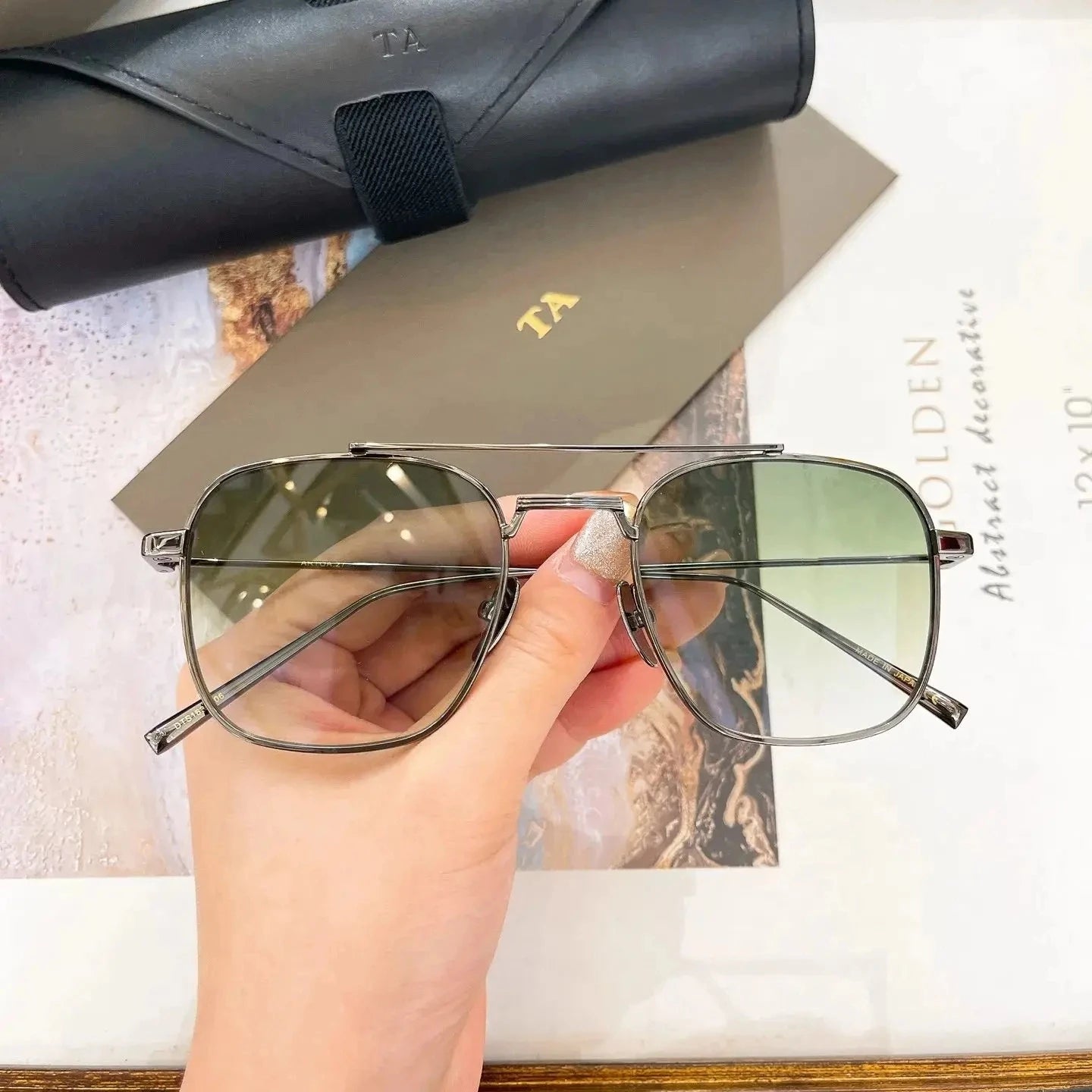 Original Factory For DIYTA DT DTS163 With Brand Box Luxury Design Polarized Gradient Driving Anti-Glare Men Women Sunglasses